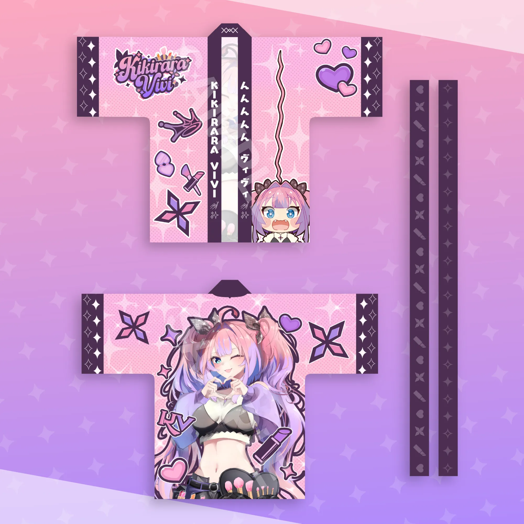 Kikirara Vivi (綺々羅々ヴィヴィ) Happi Design for hololive 7th fes - Ridin on Dreams